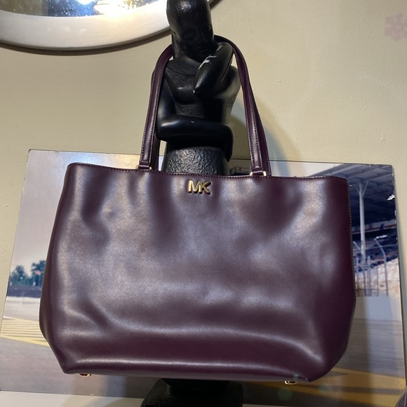 MICHAEL Michael Kors Handbags - Michael Michael Kors Purple Leather Tote Bag
